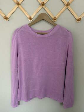 Banana Republic Lilac Crewneck Pullover Sweater
